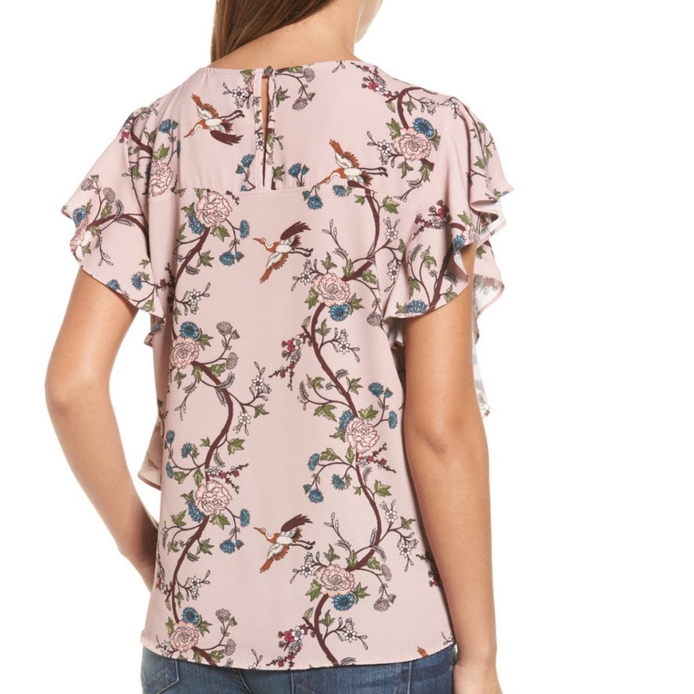 Bobeau Ruffle Top - Picture 2 of 6